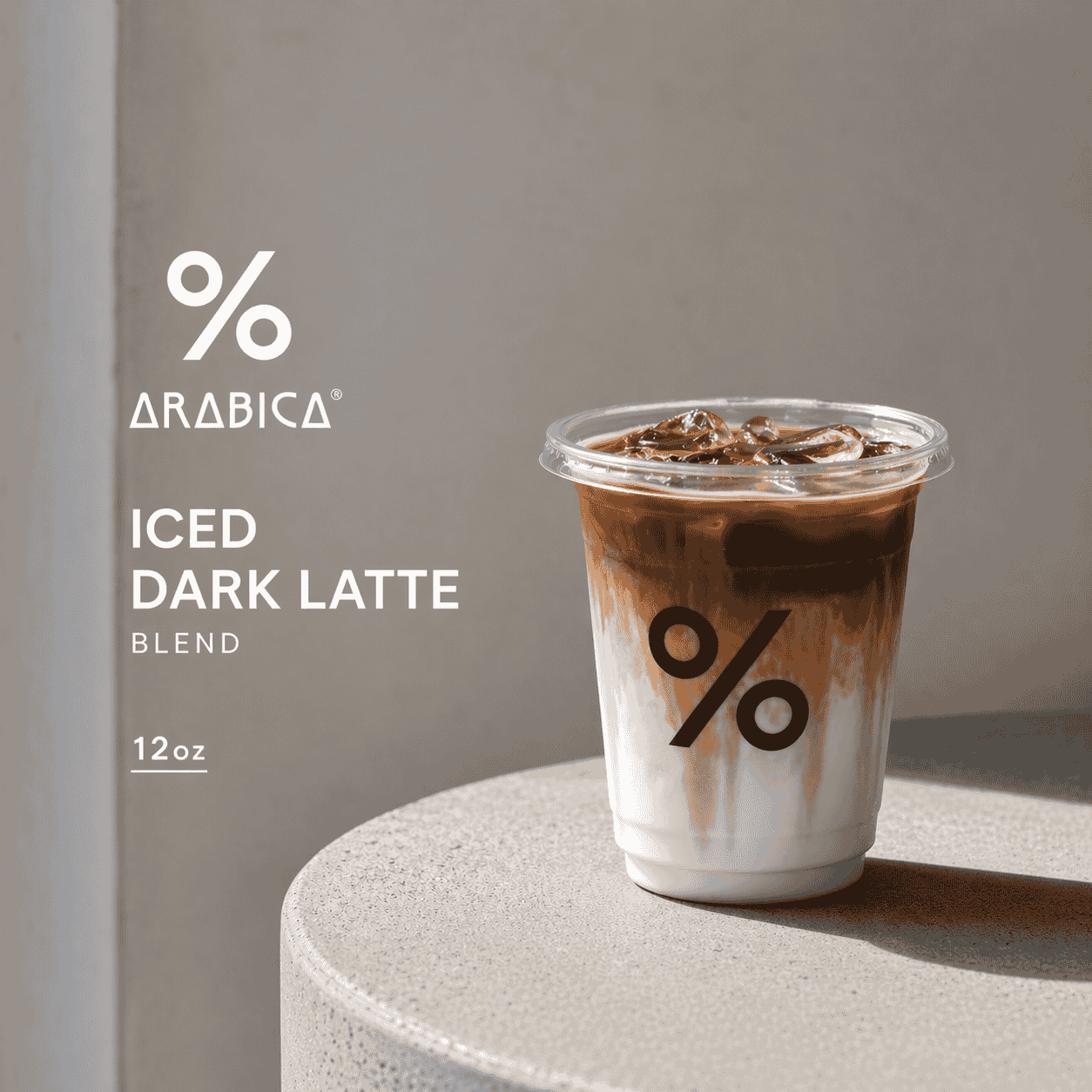 % Arabica Iced Dark Latte